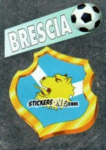 Figurina Scudetto Brescia - Calcioflash 1995 - Euroflash