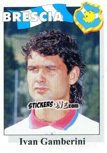 Sticker Ivan Gamberini - Calcioflash 1995 n. 19 - Euroflash