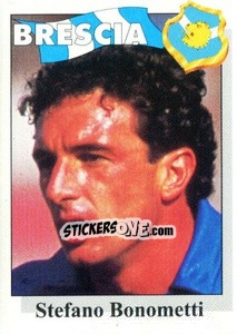 Cromo Stefano Bonometti - Calcioflash 1995 n. 20 - Euroflash