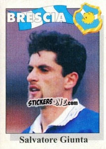 Sticker Salvatore Giunta - Calcioflash 1995 - Euroflash