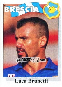 Sticker Luca Brunetti - Calcioflash 1995 - Euroflash