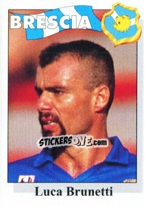 Sticker Luca Brunetti - Calcioflash 1995 n. 24 - Euroflash