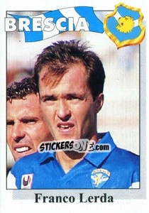 Sticker Franco Lerda - Calcioflash 1995 n. 32 - Euroflash