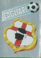 Sticker Scudetto Cagliari - Calcio Flash 1995 n. SC3 - Euroflash