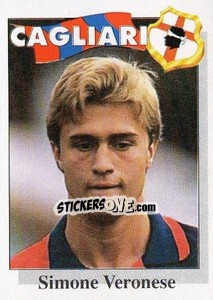 Sticker Simone Veronese - Calcioflash 1995 n. 40 - Euroflash