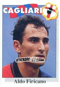 Sticker Aldo Firicano - Calcioflash 1995 n. 41 - Euroflash