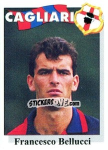 Sticker Francesco Bellucci - Calcioflash 1995 n. 42 - Euroflash
