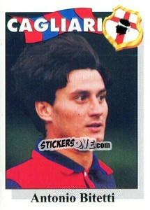 Cromo Antonio Bitetti - Calcioflash 1995 n. 43 - Euroflash