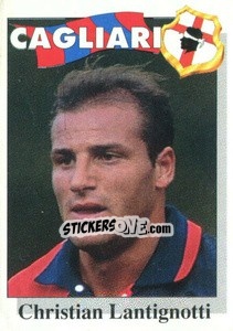 Sticker Christian Lantignotti - Calcioflash 1995 n. 47 - Euroflash