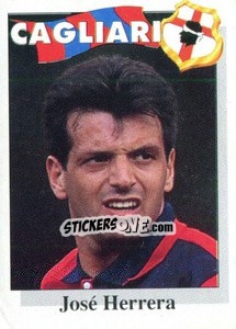 Sticker José Herrera - Calcioflash 1995 n. 49 - Euroflash