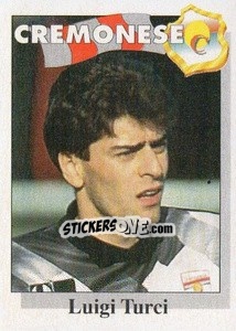 Sticker Luigi Turci - Calcioflash 1995 - Euroflash