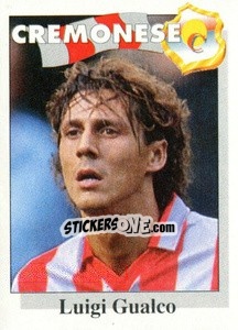Sticker Luigi Gualco - Calcioflash 1995 n. 55 - Euroflash