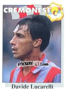 Sticker Davide Lucarelli - Calcioflash 1995 - Euroflash