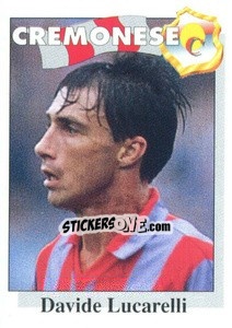 Sticker Davide Lucarelli - Calcioflash 1995 n. 56 - Euroflash