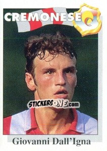 Sticker Giovanni Dall'Igna - Calcioflash 1995 n. 58 - Euroflash