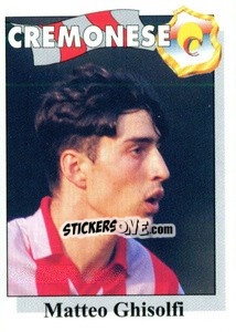 Sticker Matteo Ghisolfi - Calcioflash 1995 - Euroflash