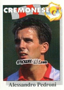 Cromo Alessandro Pedroni - Calcioflash 1995 - Euroflash
