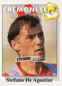 Sticker Stefano De Agostini - Calcioflash 1995 n. 62 - Euroflash