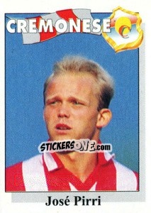 Figurina José Pirri - Calcioflash 1995 n. 65 - Euroflash