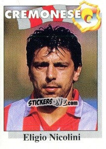 Sticker Eligio Nicolini - Calcioflash 1995 n. 66 - Euroflash