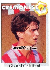 Sticker Gianni Cristiani - Calcioflash 1995 n. 67 - Euroflash
