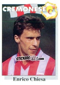 Sticker Enrico Chiesa - Calcioflash 1995 - Euroflash