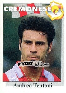 Sticker Andrea Tentoni - Calcioflash 1995 n. 70 - Euroflash