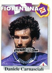 Sticker Daniele Carnasciali - Calcioflash 1995 n. 73 - Euroflash