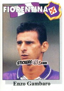 Sticker Enzo Gambaro - Calcioflash 1995 - Euroflash