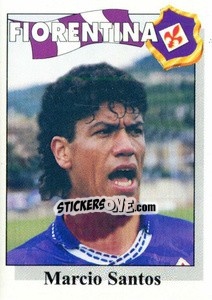 Sticker Marcio Santos - Calcioflash 1995 n. 78 - Euroflash