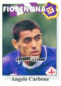 Sticker Angelo Carbone - Calcioflash 1995 - Euroflash