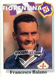 Sticker Francesco Baiano - Calcioflash 1995 - Euroflash