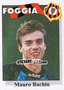 Sticker Mauro Bachin - Calcioflash 1995 - Euroflash