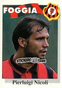 Sticker Pierluigi Nicoli - Calcioflash 1995 n. 90 - Euroflash
