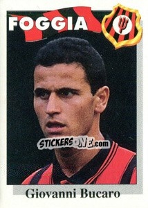 Sticker Giovanni Bucaro - Calcioflash 1995 n. 92 - Euroflash