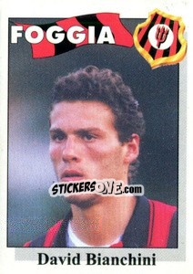 Sticker David Bianchini - Calcioflash 1995 - Euroflash