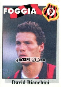 Sticker David Bianchini - Calcioflash 1995 n. 95 - Euroflash