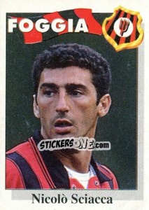 Sticker Nicolò Sciacca - Calcioflash 1995 n. 99 - Euroflash