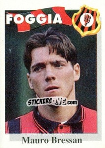 Sticker Mauro Bressan - Calcioflash 1995 n. 101 - Euroflash