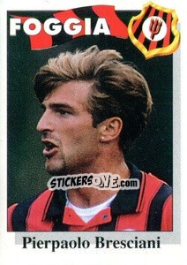 Sticker Pierpaolo Bresciani - Calcioflash 1995 n. 103 - Euroflash