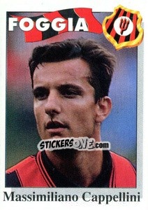 Sticker Massimiliano Cappellini - Calcioflash 1995 n. 104 - Euroflash
