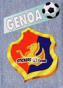 Figurina Scudetto Genoa - Calcioflash 1995 - Euroflash