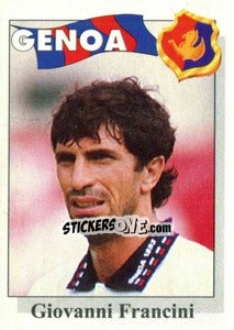 Sticker Giovanni Francini - Calcioflash 1995 - Euroflash
