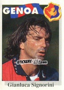 Sticker Gianluca Signorini - Calcioflash 1995 n. 110 - Euroflash