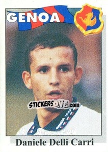 Sticker Daniele Delli Carri - Calcioflash 1995 - Euroflash