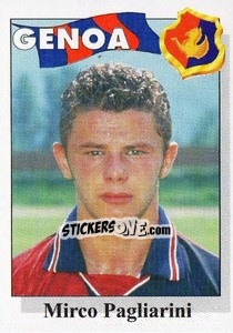 Sticker Mirco Pagliarini - Calcioflash 1995 - Euroflash