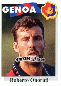 Sticker Roberto Onorati - Calcioflash 1995 n. 115 - Euroflash
