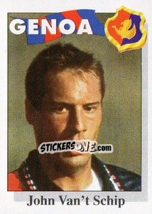 Sticker John Van'T Schip - Calcioflash 1995 - Euroflash