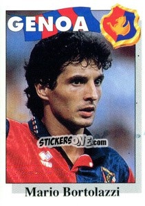 Sticker Mario Bortolazzi - Calcioflash 1995 n. 118 - Euroflash