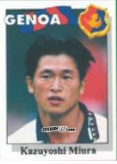 Figurina Kazuyoshi Miura - Calcio Flash 1995 n. 119 - Euroflash